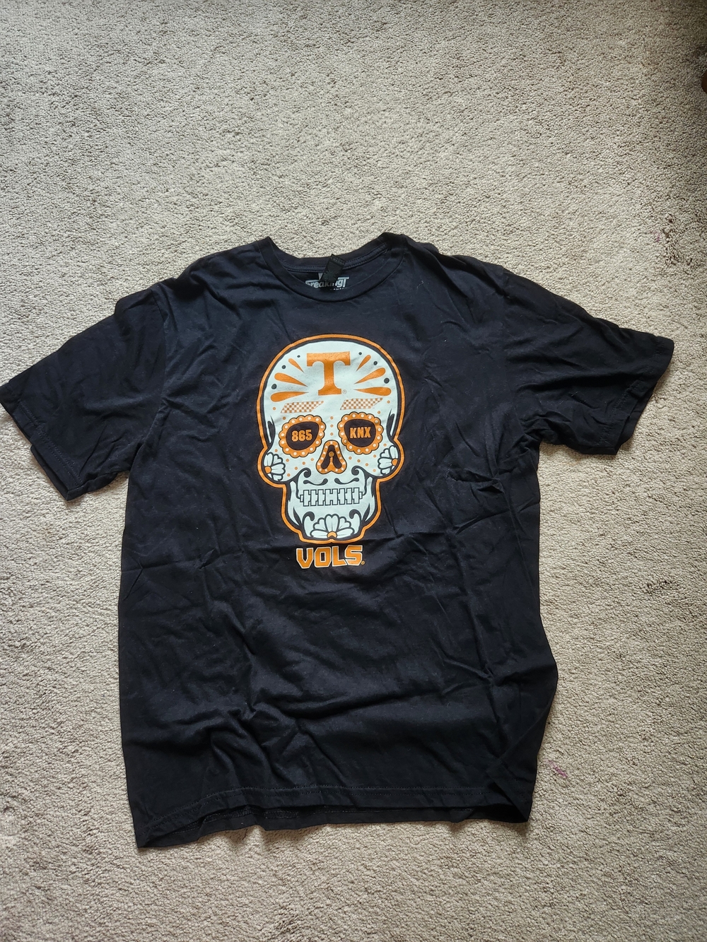 Men's Black UT Vols Skull Short Sleeve Tee